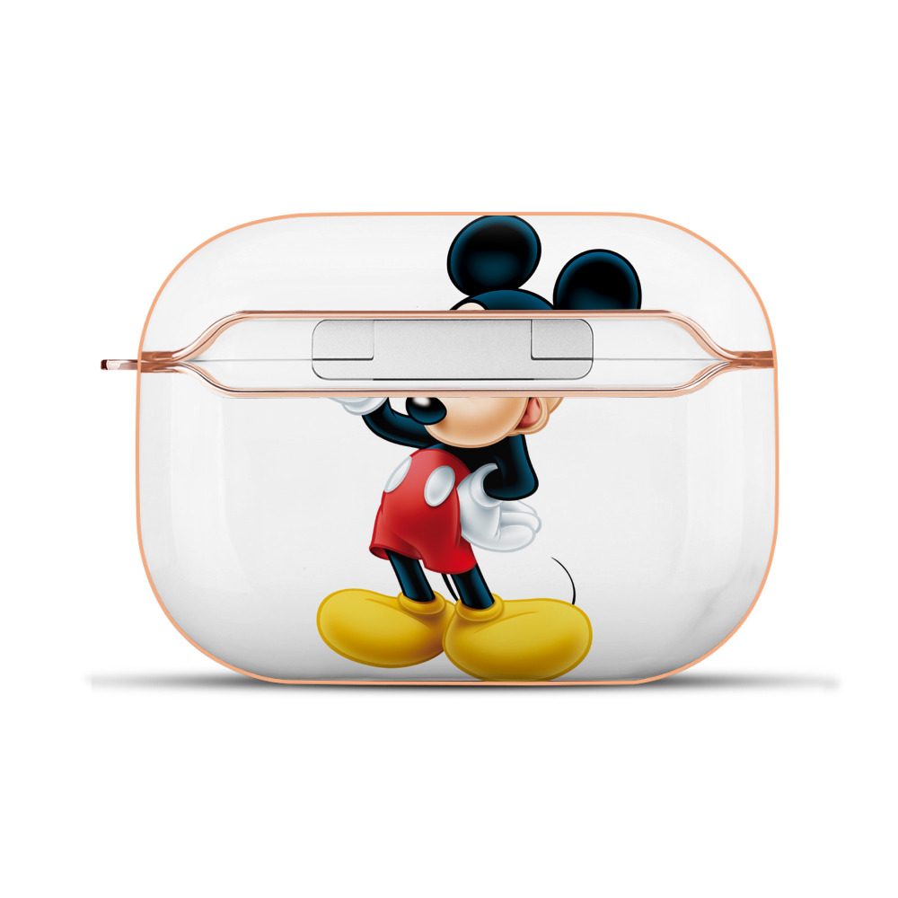 （画像用） ミッキーマウス Mickey Mouse 【AirPods Pro用】ハードシェル保護ケース｜耐衝撃・防指紋・カラビナ付き商品仕様