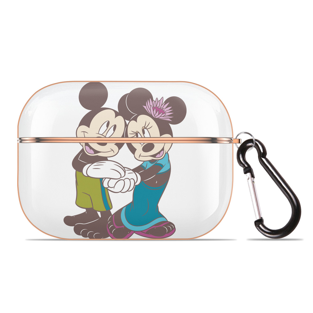 （画像用） ミッキーマウス Mickey Mouse 【AirPods Pro用】ハードシェル保護ケース｜耐衝撃・防指紋・カラビナ付き商品仕様