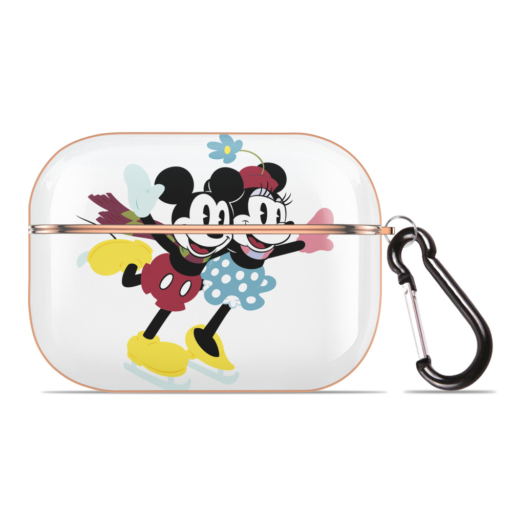 （画像用） ミッキーマウス Mickey Mouse 【AirPods Pro用】ハードシェル保護ケース｜耐衝撃・防指紋・カラビナ付き商品仕様