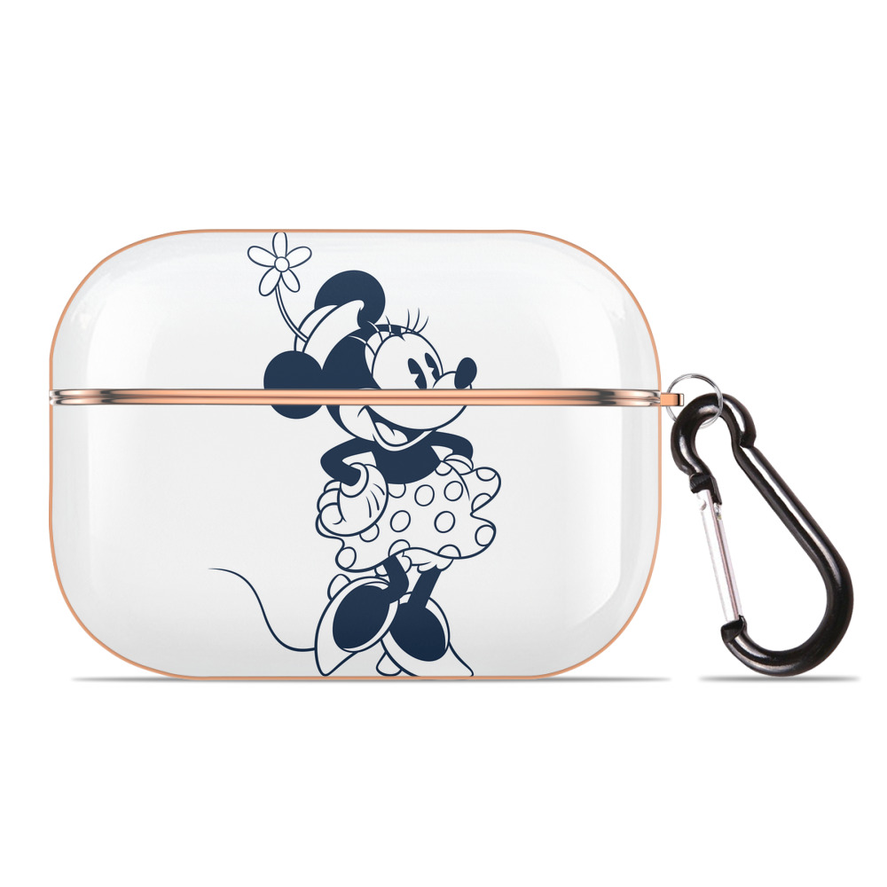 （画像用） ミッキーマウス Mickey Mouse 【AirPods Pro用】ハードシェル保護ケース｜耐衝撃・防指紋・カラビナ付き商品仕様