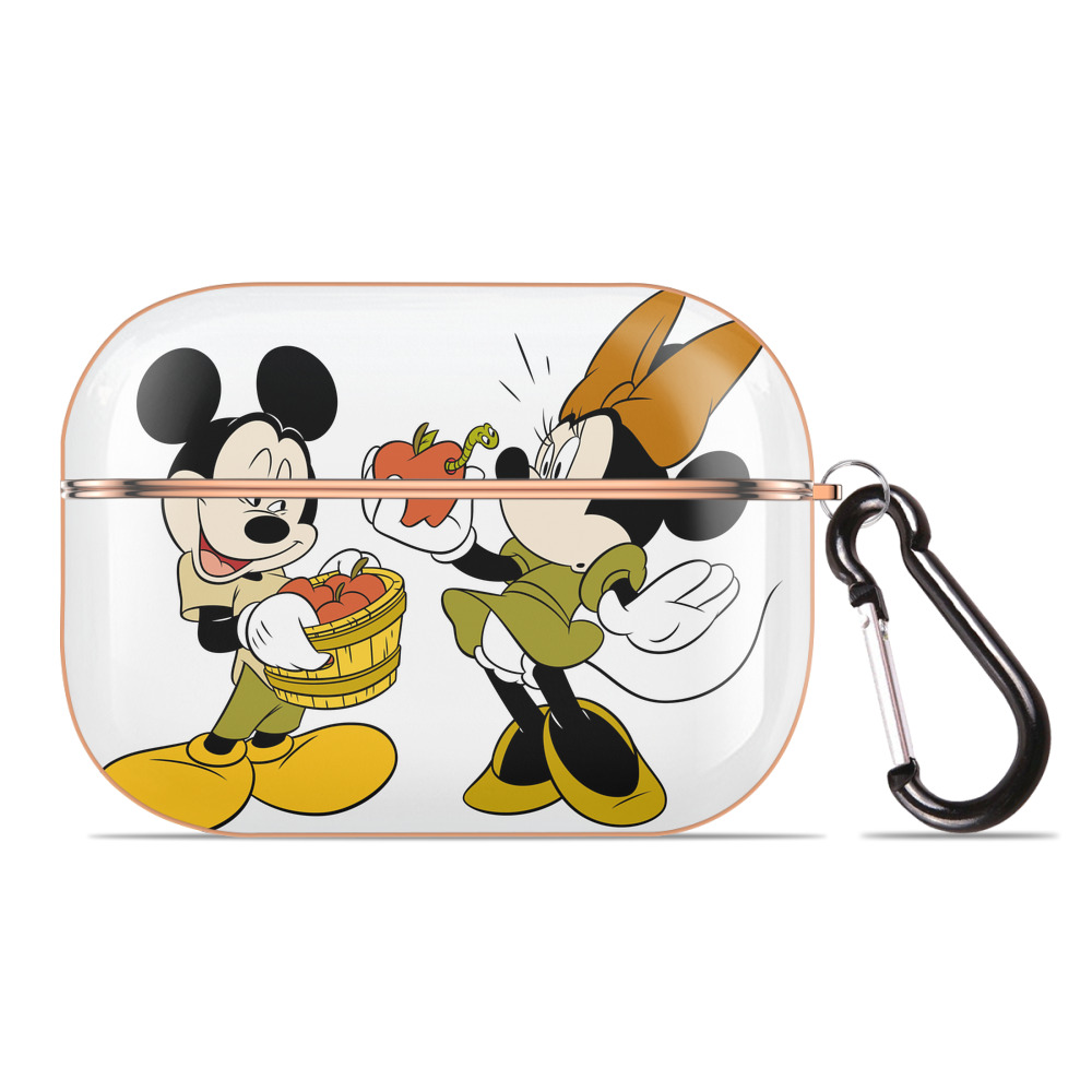 （画像用） ミッキーマウス Mickey Mouse 【AirPods Pro用】ハードシェル保護ケース｜耐衝撃・防指紋・カラビナ付き商品仕様