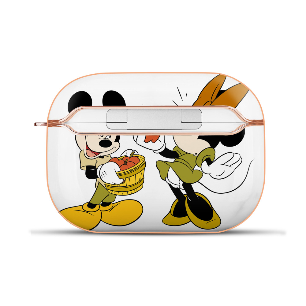 （画像用） ミッキーマウス Mickey Mouse 【AirPods Pro用】ハードシェル保護ケース｜耐衝撃・防指紋・カラビナ付き商品仕様