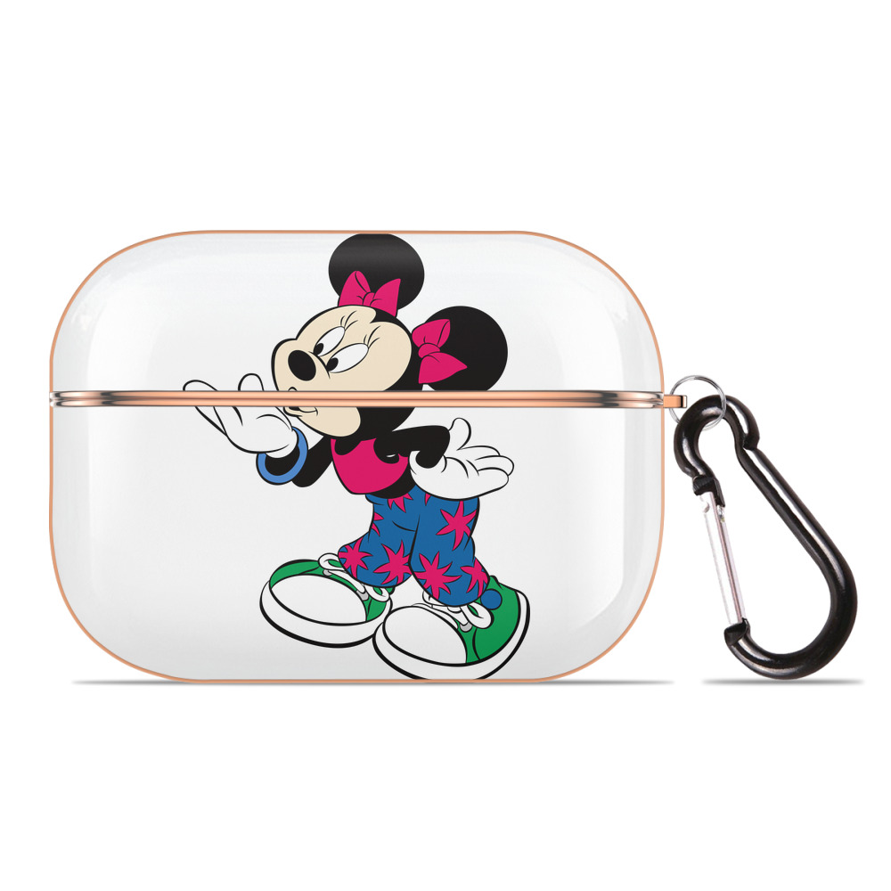 （画像用） ミッキーマウス Mickey Mouse 【AirPods Pro用】ハードシェル保護ケース｜耐衝撃・防指紋・カラビナ付き商品仕様