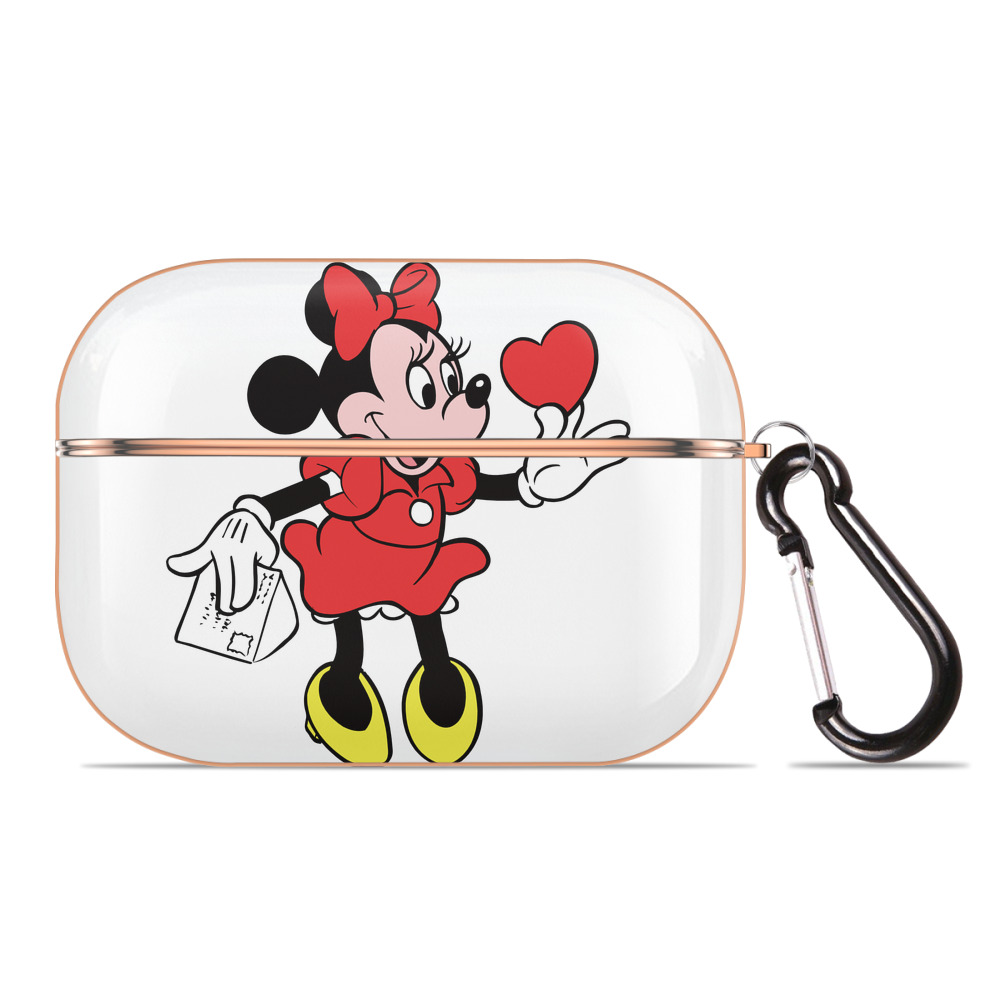 （画像用） ミッキーマウス Mickey Mouse 【AirPods Pro用】ハードシェル保護ケース｜耐衝撃・防指紋・カラビナ付き商品仕様