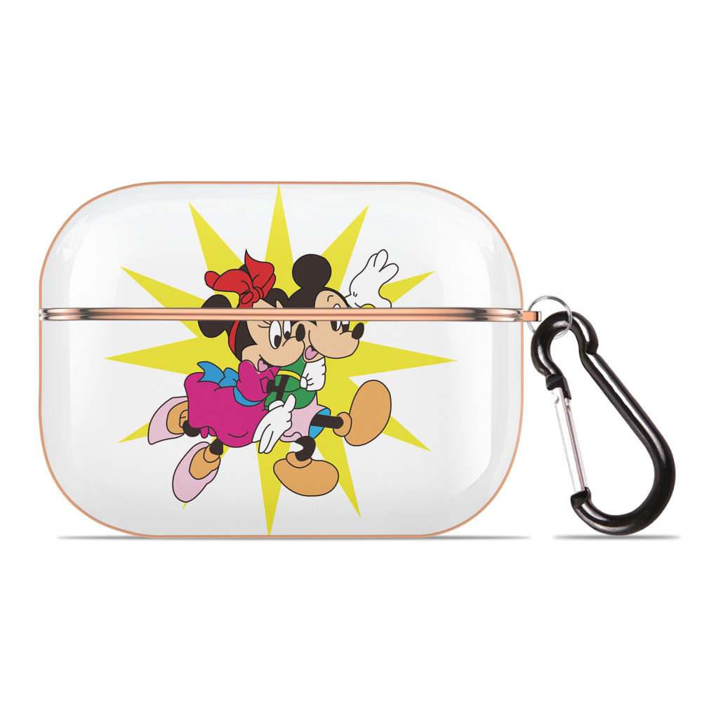 （画像用） ミッキーマウス Mickey Mouse 【AirPods Pro用】ハードシェル保護ケース｜耐衝撃・防指紋・カラビナ付き商品仕様