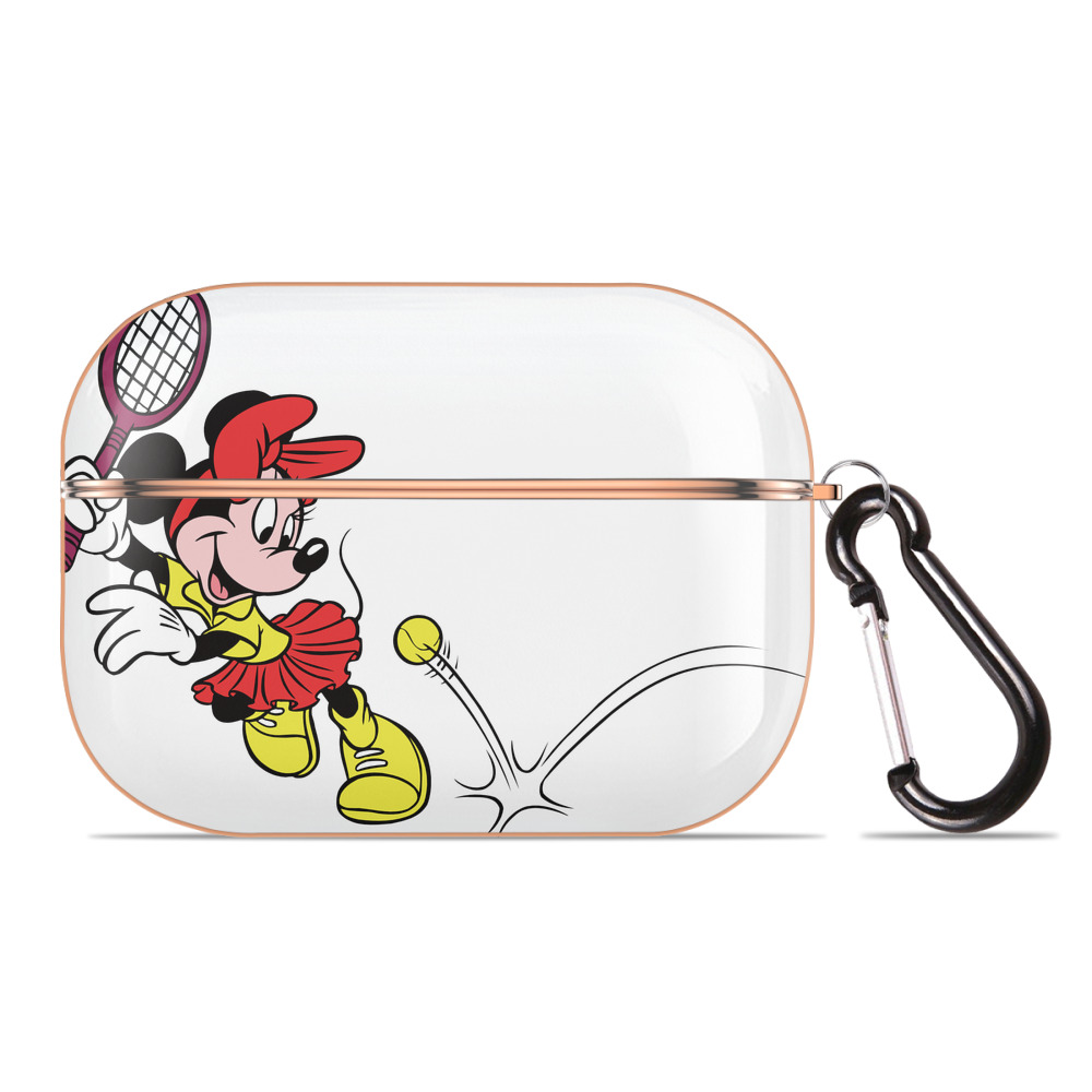（画像用） ミッキーマウス Mickey Mouse 【AirPods Pro用】ハードシェル保護ケース｜耐衝撃・防指紋・カラビナ付き商品仕様