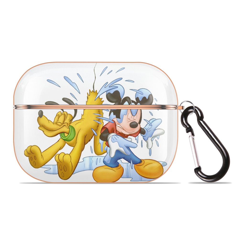 （画像用） ミッキーマウス Mickey Mouse 【AirPods Pro用】ハードシェル保護ケース｜耐衝撃・防指紋・カラビナ付き商品仕様
