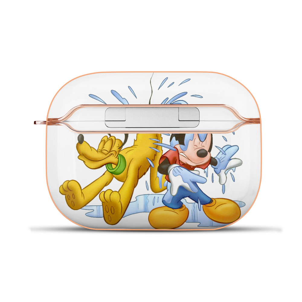 （画像用） ミッキーマウス Mickey Mouse 【AirPods Pro用】ハードシェル保護ケース｜耐衝撃・防指紋・カラビナ付き商品仕様