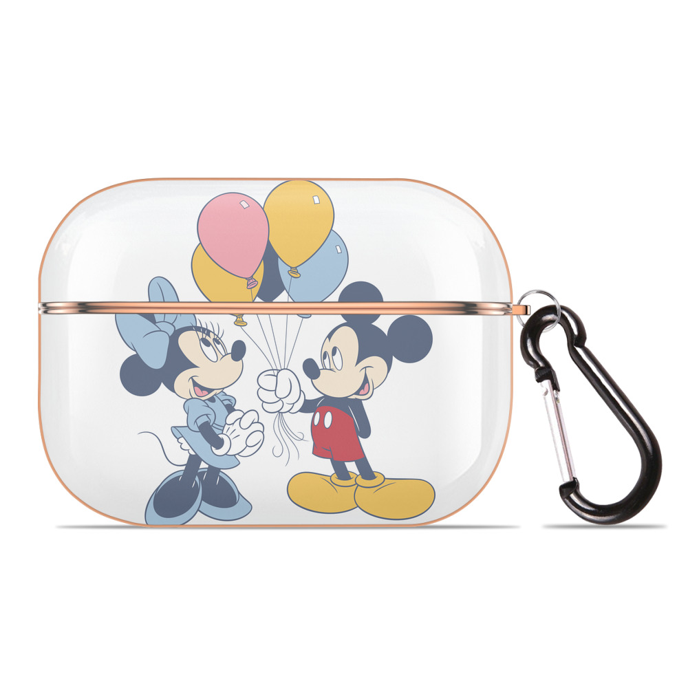 （画像用） ミッキーマウス Mickey Mouse 【AirPods Pro用】ハードシェル保護ケース｜耐衝撃・防指紋・カラビナ付き商品仕様