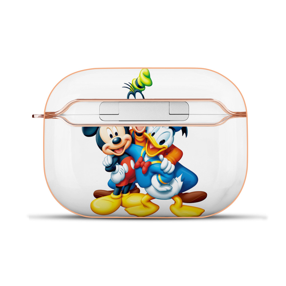 （画像用） ミッキーマウス Mickey Mouse 【AirPods Pro用】ハードシェル保護ケース｜耐衝撃・防指紋・カラビナ付き商品仕様