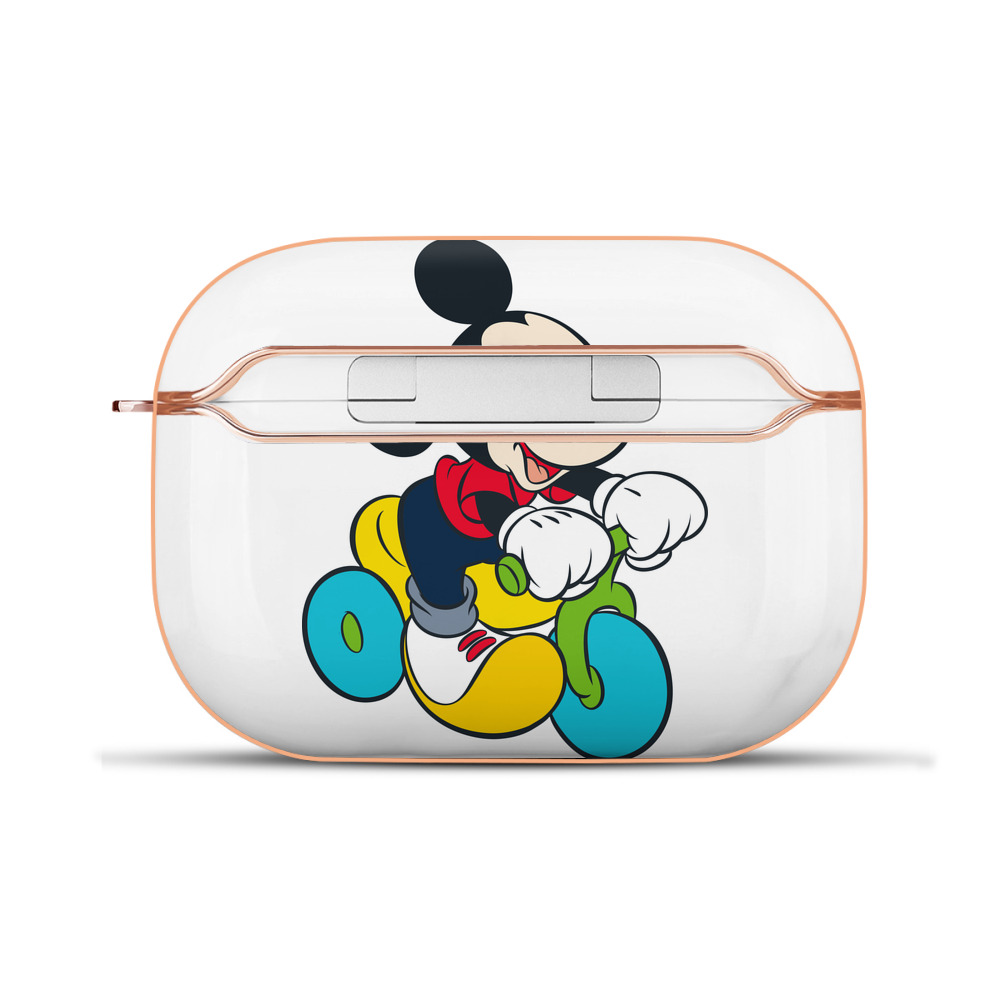 （画像用） ミッキーマウス Mickey Mouse 【AirPods Pro用】ハードシェル保護ケース｜耐衝撃・防指紋・カラビナ付き商品仕様