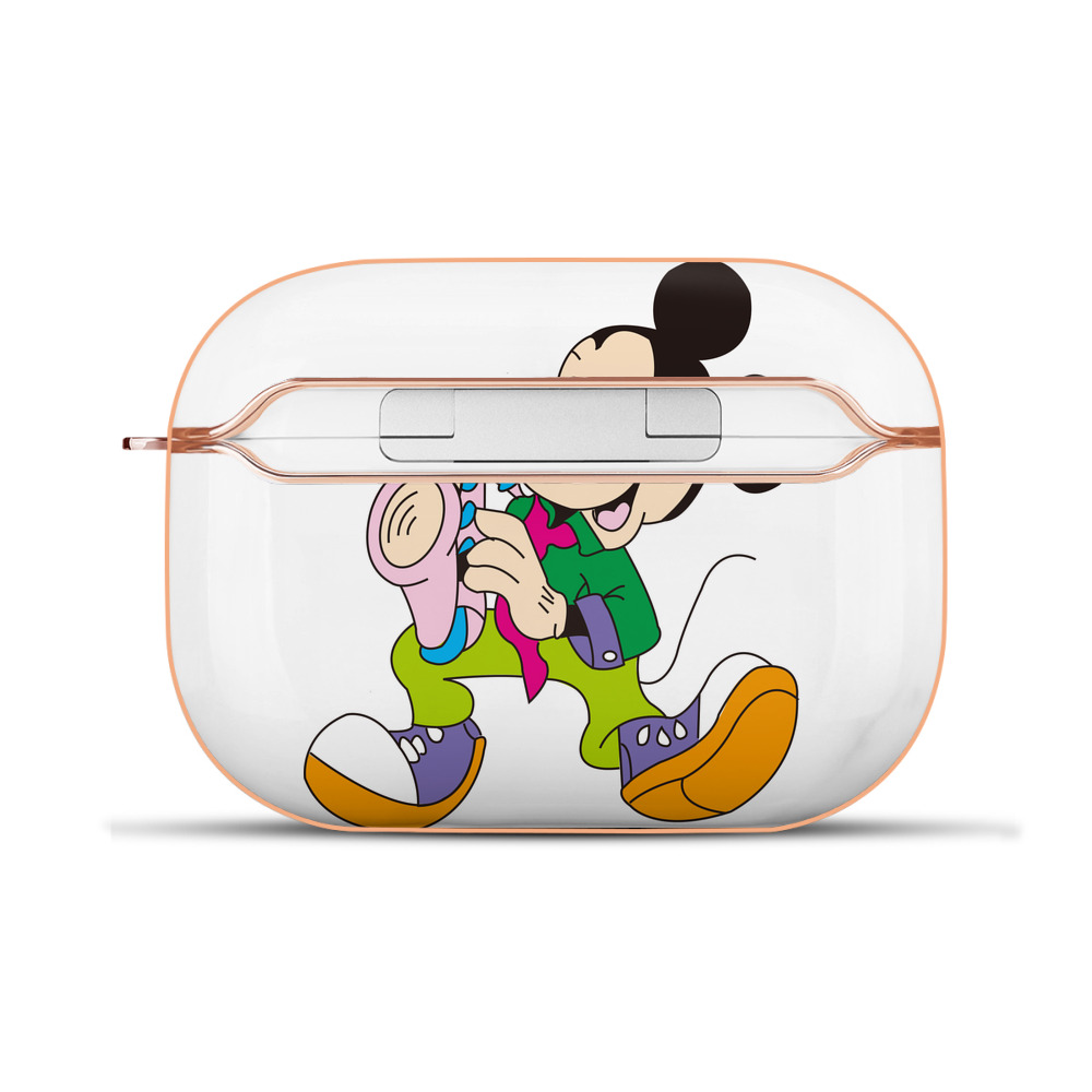 （画像用） ミッキーマウス Mickey Mouse 【AirPods Pro用】ハードシェル保護ケース｜耐衝撃・防指紋・カラビナ付き商品仕様