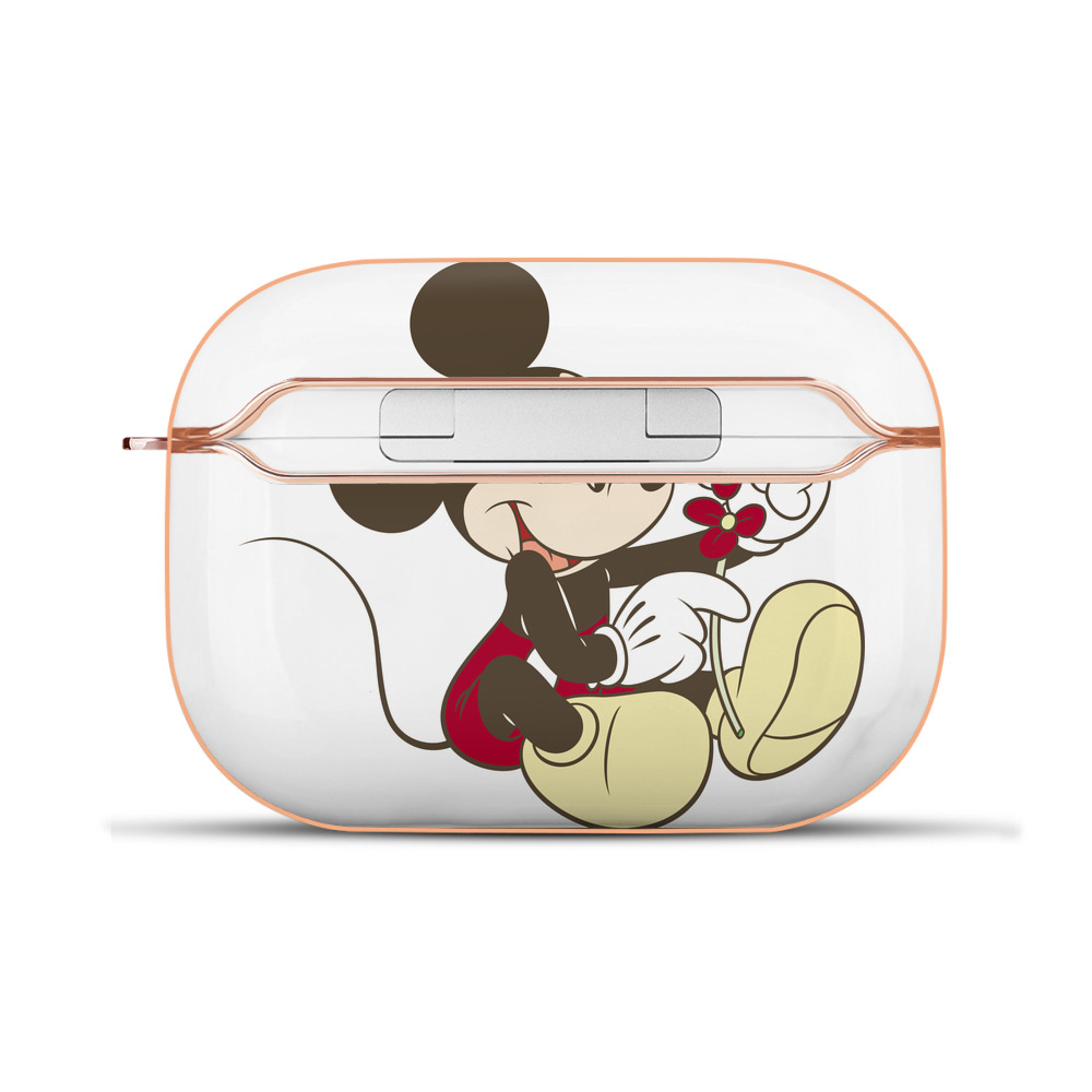 （画像用） ミッキーマウス Mickey Mouse 【AirPods Pro用】ハードシェル保護ケース｜耐衝撃・防指紋・カラビナ付き商品仕様