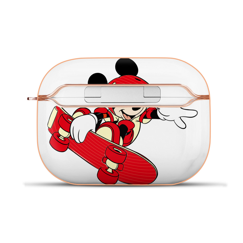 （画像用） ミッキーマウス Mickey Mouse 【AirPods Pro用】ハードシェル保護ケース｜耐衝撃・防指紋・カラビナ付き商品仕様
