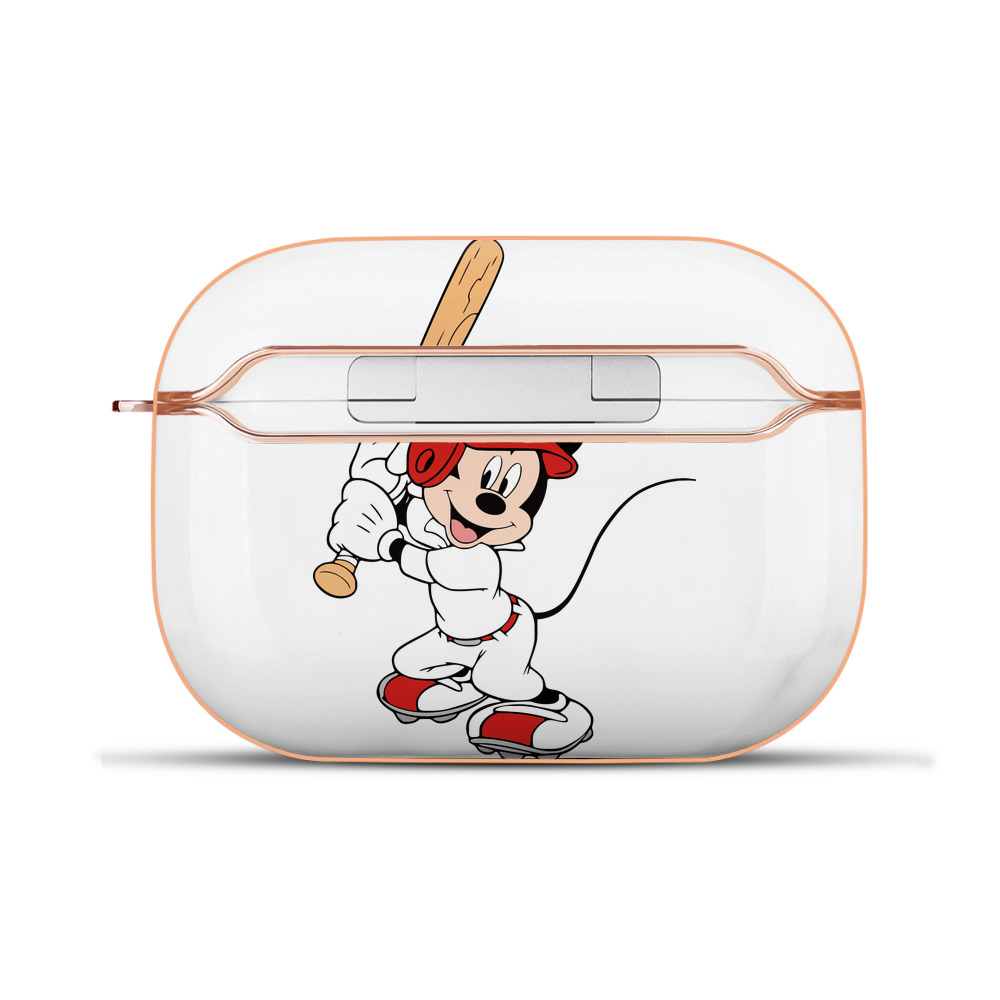 （画像用） ミッキーマウス Mickey Mouse 【AirPods Pro用】ハードシェル保護ケース｜耐衝撃・防指紋・カラビナ付き商品仕様