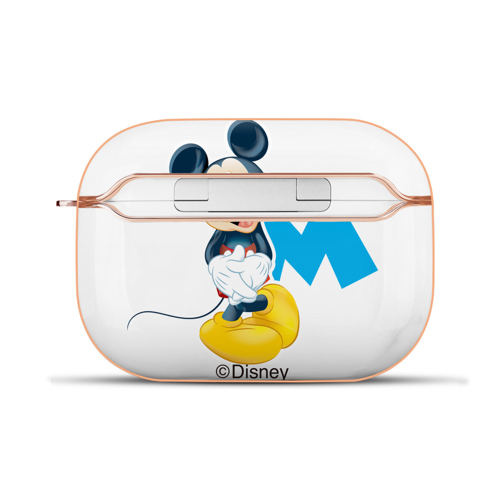 （画像用） ミッキーマウス Mickey Mouse 【AirPods Pro用】ハードシェル保護ケース｜耐衝撃・防指紋・カラビナ付き商品仕様