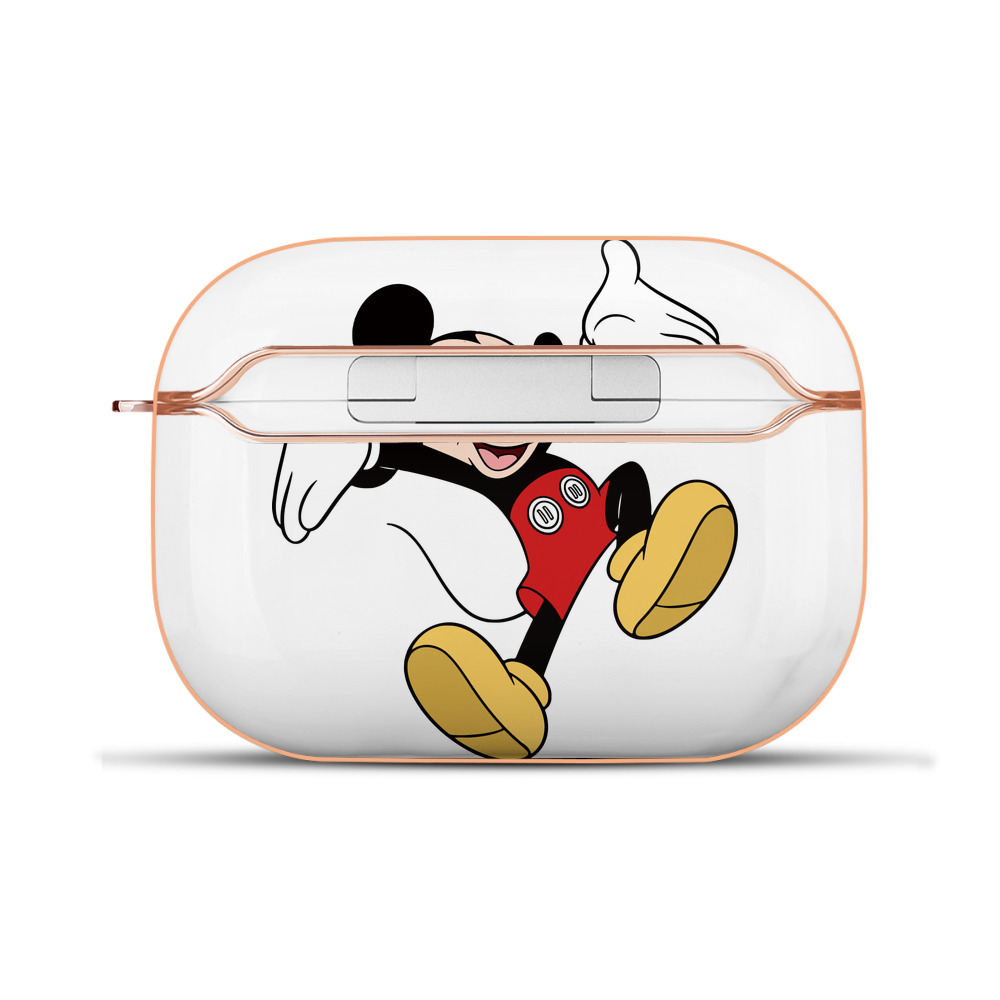 （画像用） ミッキーマウス Mickey Mouse 【AirPods Pro用】ハードシェル保護ケース｜耐衝撃・防指紋・カラビナ付き商品仕様