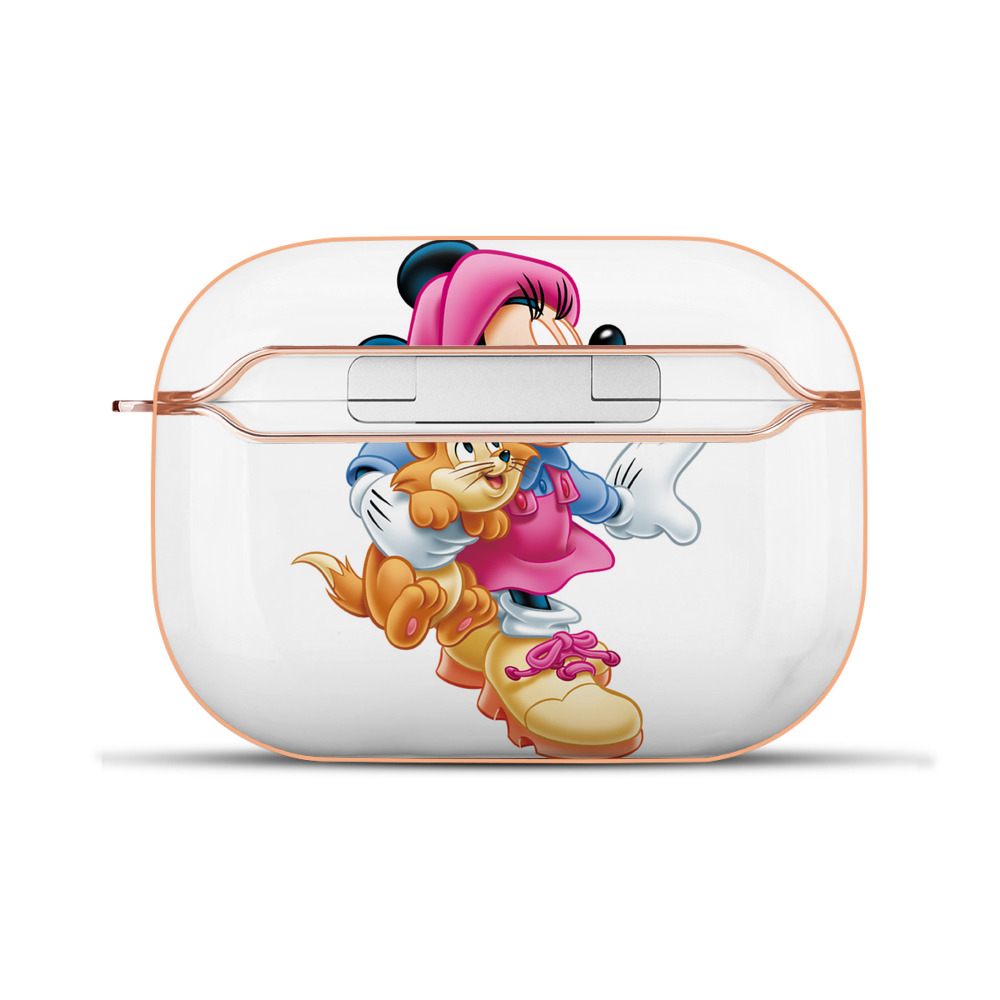 （画像用） ミッキーマウス Mickey Mouse 【AirPods Pro用】ハードシェル保護ケース｜耐衝撃・防指紋・カラビナ付き商品仕様