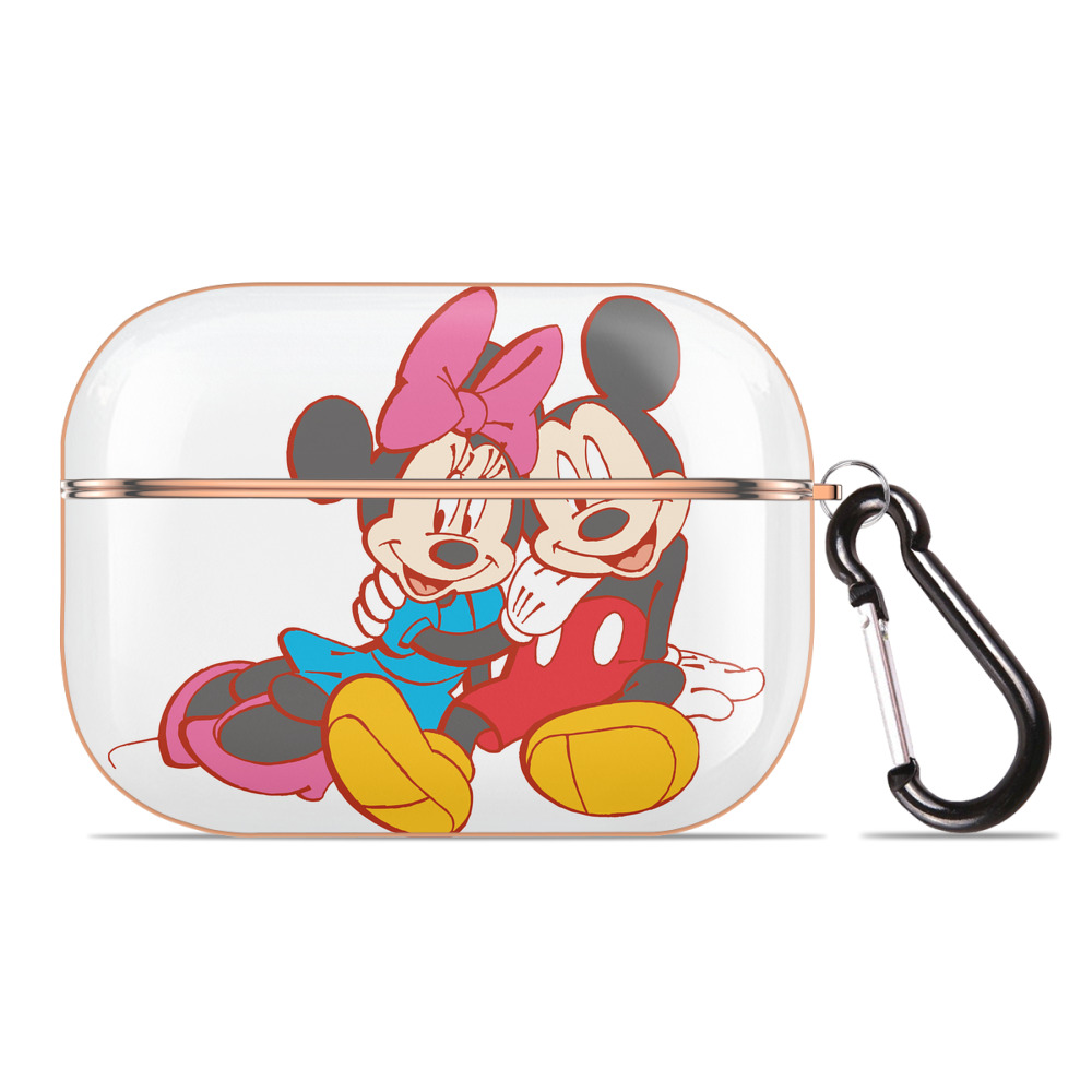 （画像用） ミッキーマウス Mickey Mouse 【AirPods Pro用】ハードシェル保護ケース｜耐衝撃・防指紋・カラビナ付き商品仕様