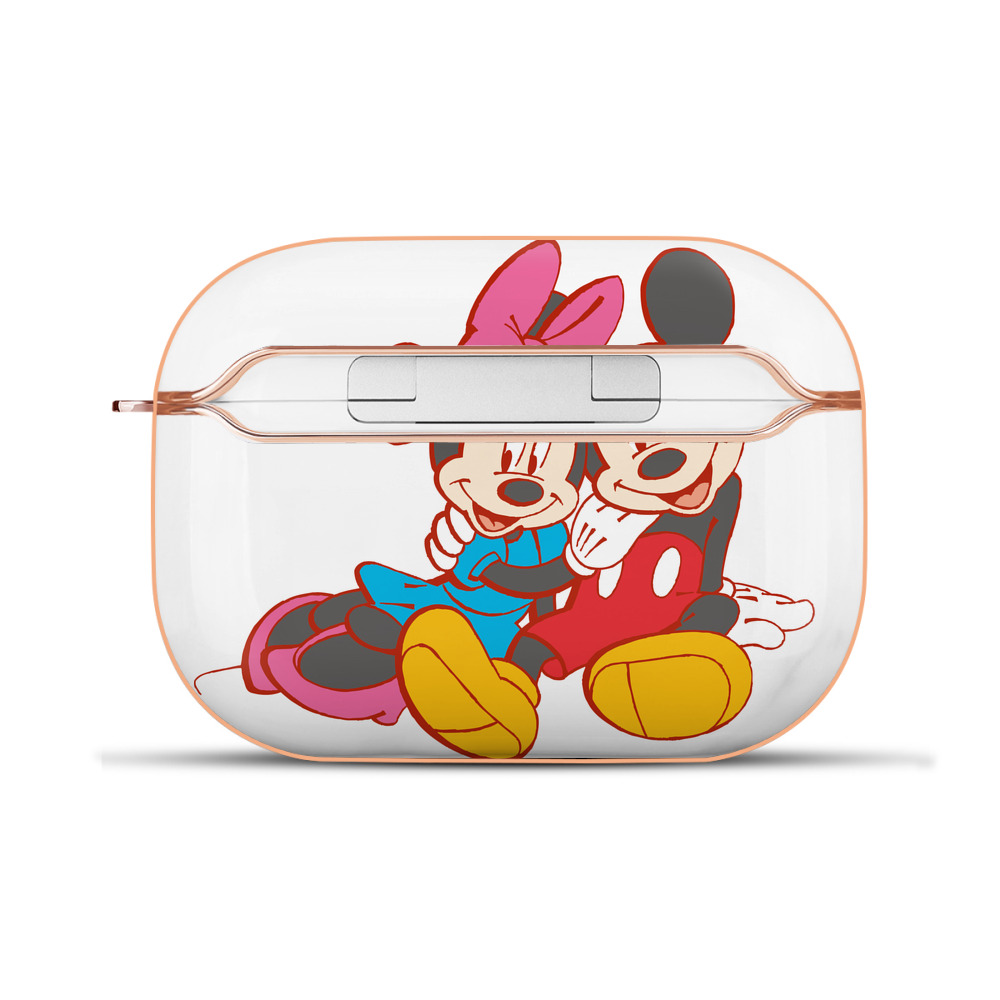 （画像用） ミッキーマウス Mickey Mouse 【AirPods Pro用】ハードシェル保護ケース｜耐衝撃・防指紋・カラビナ付き商品仕様