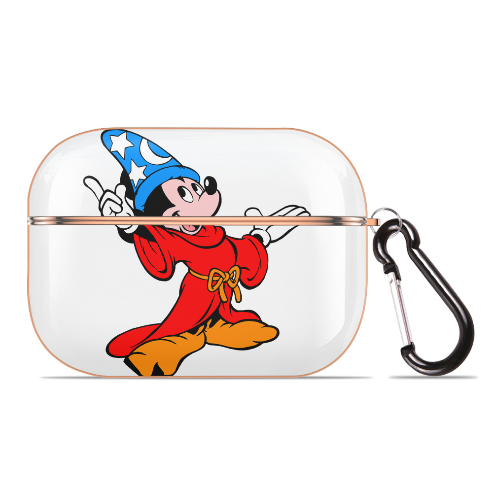（画像用） ミッキーマウス Mickey Mouse 【AirPods Pro用】ハードシェル保護ケース｜耐衝撃・防指紋・カラビナ付き商品仕様