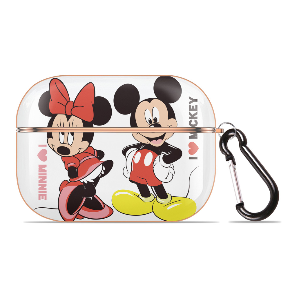 （画像用） ミッキーマウス Mickey Mouse 【AirPods Pro用】ハードシェル保護ケース｜耐衝撃・防指紋・カラビナ付き商品仕様