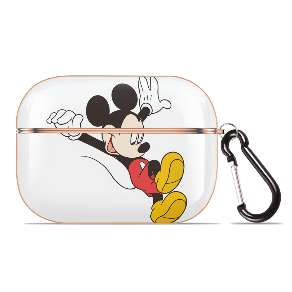 （画像用） ミッキーマウス Mickey Mouse 【AirPods Pro用】ハードシェル保護ケース｜耐衝撃・防指紋・カラビナ付き商品仕様