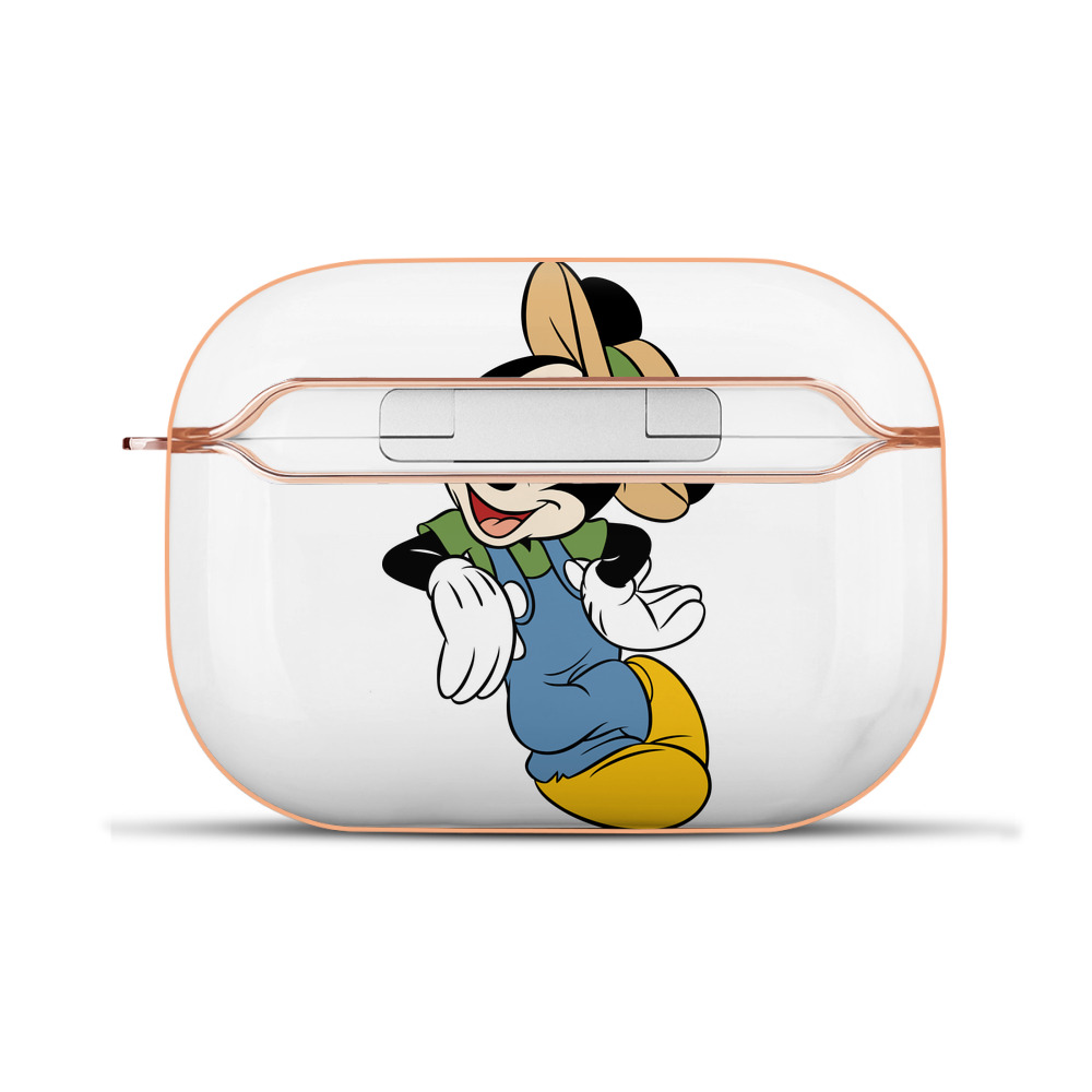 （画像用） ミッキーマウス Mickey Mouse 【AirPods Pro用】ハードシェル保護ケース｜耐衝撃・防指紋・カラビナ付き商品仕様