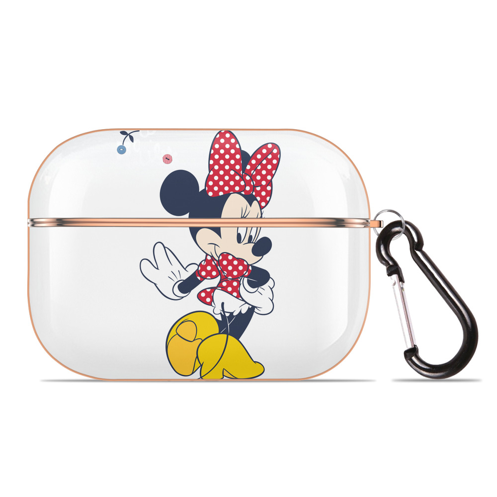 （画像用） ミッキーマウス Mickey Mouse 【AirPods Pro用】ハードシェル保護ケース｜耐衝撃・防指紋・カラビナ付き商品仕様