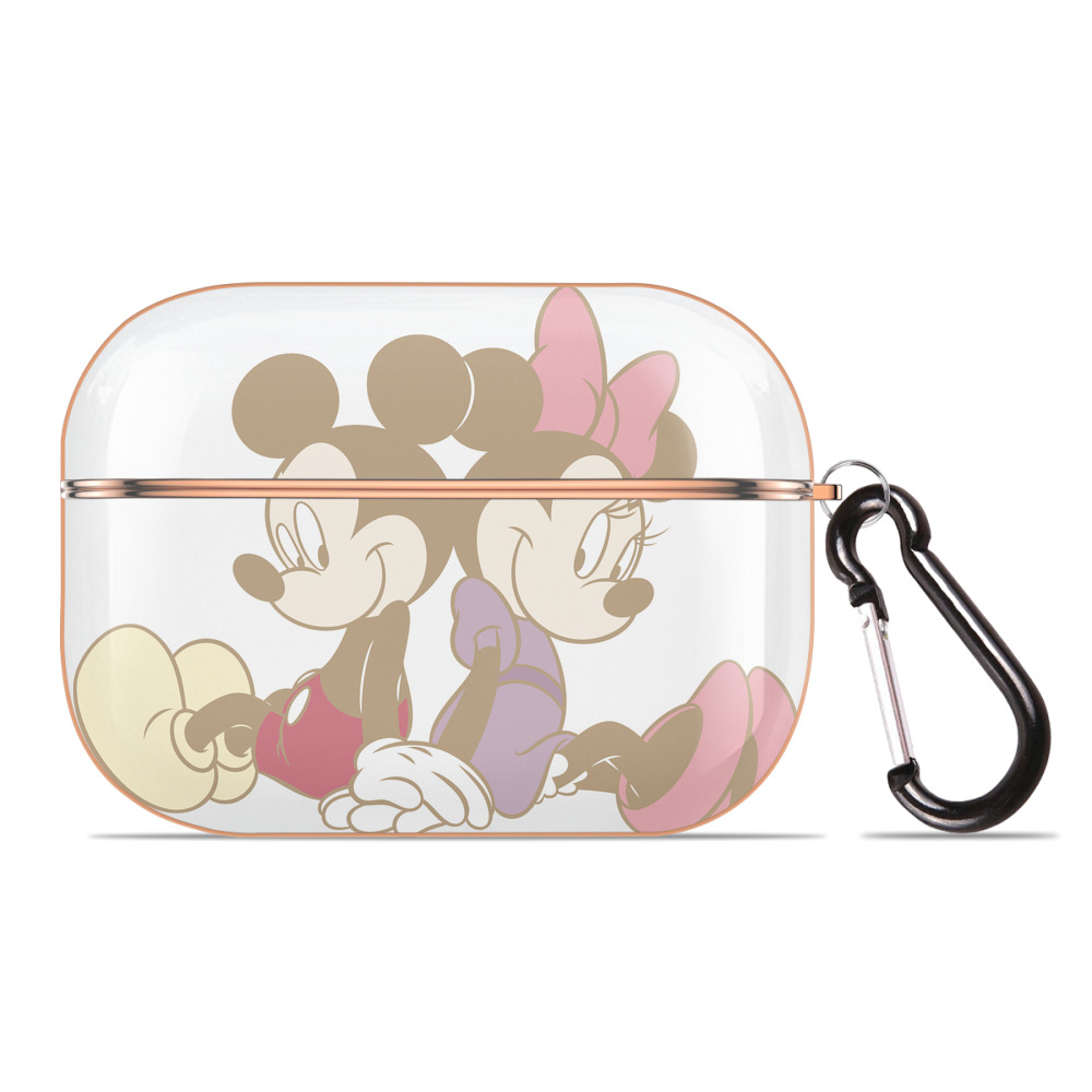 （画像用） ミッキーマウス Mickey Mouse 【AirPods Pro用】ハードシェル保護ケース｜耐衝撃・防指紋・カラビナ付き商品仕様