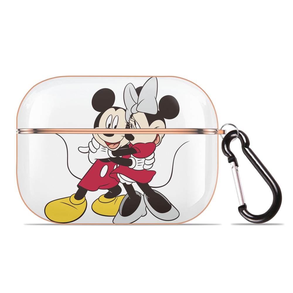 （画像用） ミッキーマウス Mickey Mouse 【AirPods Pro用】ハードシェル保護ケース｜耐衝撃・防指紋・カラビナ付き商品仕様