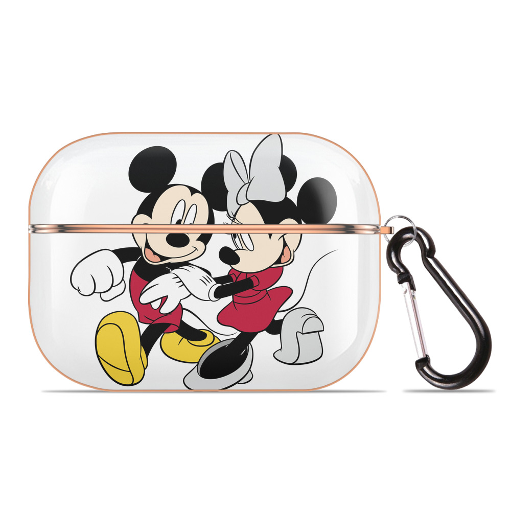 （画像用） ミッキーマウス Mickey Mouse 【AirPods Pro用】ハードシェル保護ケース｜耐衝撃・防指紋・カラビナ付き商品仕様