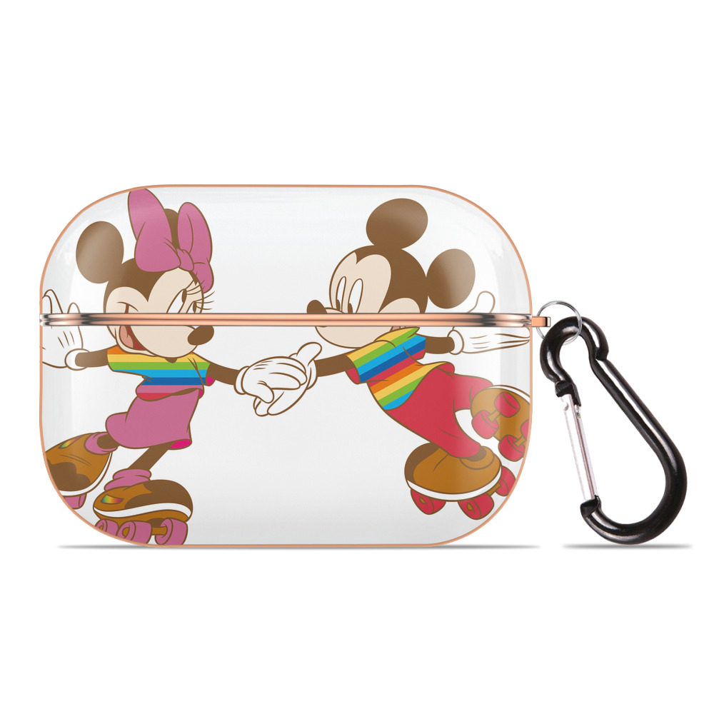 （画像用） ミッキーマウス Mickey Mouse 【AirPods Pro用】ハードシェル保護ケース｜耐衝撃・防指紋・カラビナ付き商品仕様