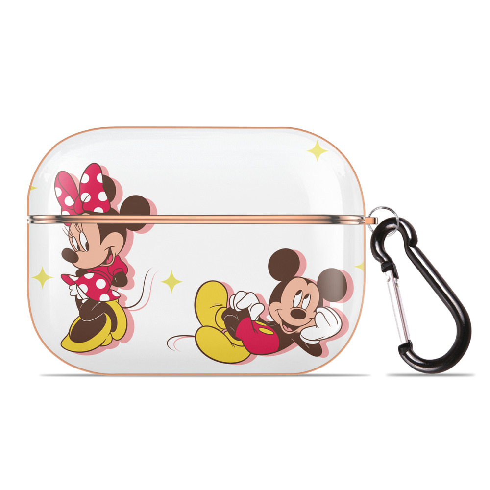 （画像用） ミッキーマウス Mickey Mouse 【AirPods Pro用】ハードシェル保護ケース｜耐衝撃・防指紋・カラビナ付き商品仕様