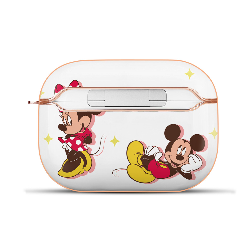 （画像用） ミッキーマウス Mickey Mouse 【AirPods Pro用】ハードシェル保護ケース｜耐衝撃・防指紋・カラビナ付き商品仕様