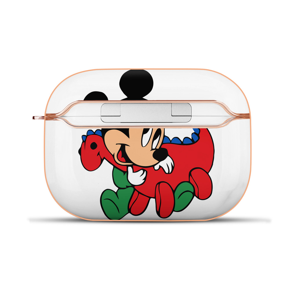 （画像用） ミッキーマウス Mickey Mouse 【AirPods Pro用】ハードシェル保護ケース｜耐衝撃・防指紋・カラビナ付き商品仕様