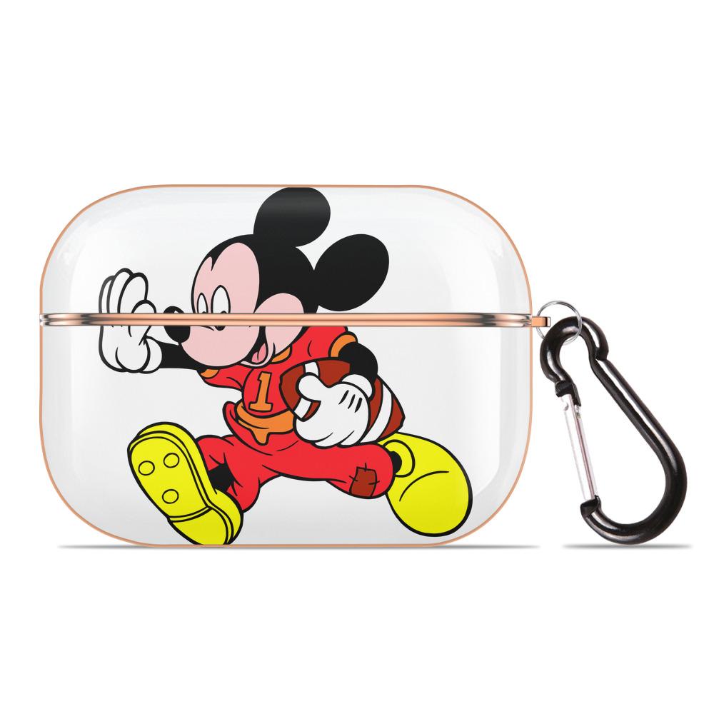 （画像用） ミッキーマウス Mickey Mouse 【AirPods Pro用】ハードシェル保護ケース｜耐衝撃・防指紋・カラビナ付き商品仕様