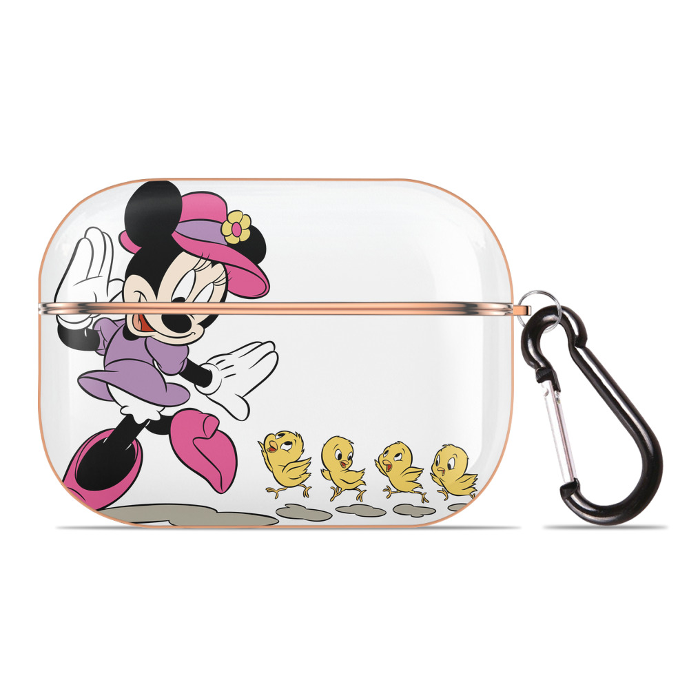 （画像用） ミッキーマウス Mickey Mouse 【AirPods Pro用】ハードシェル保護ケース｜耐衝撃・防指紋・カラビナ付き商品仕様