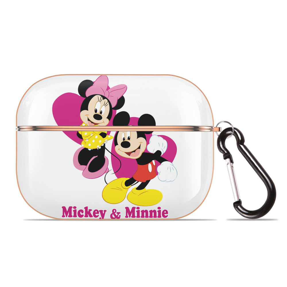 （画像用） ミッキーマウス Mickey Mouse 【AirPods Pro用】ハードシェル保護ケース｜耐衝撃・防指紋・カラビナ付き商品仕様