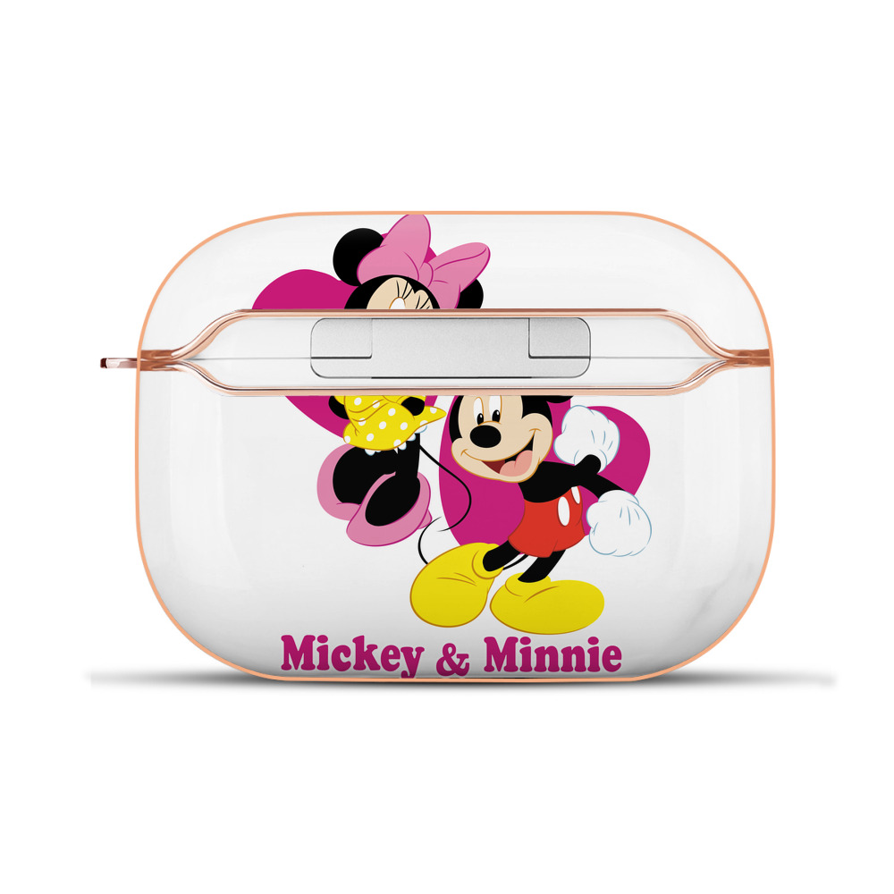 （画像用） ミッキーマウス Mickey Mouse 【AirPods Pro用】ハードシェル保護ケース｜耐衝撃・防指紋・カラビナ付き商品仕様
