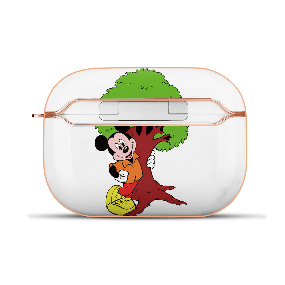 （画像用） ミッキーマウス Mickey Mouse 【AirPods Pro用】ハードシェル保護ケース｜耐衝撃・防指紋・カラビナ付き商品仕様