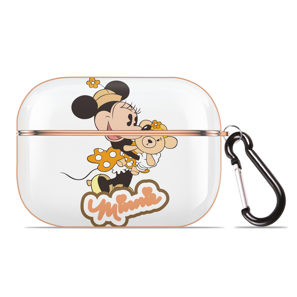 （画像用） ミッキーマウス Mickey Mouse 【AirPods Pro用】ハードシェル保護ケース｜耐衝撃・防指紋・カラビナ付き商品仕様