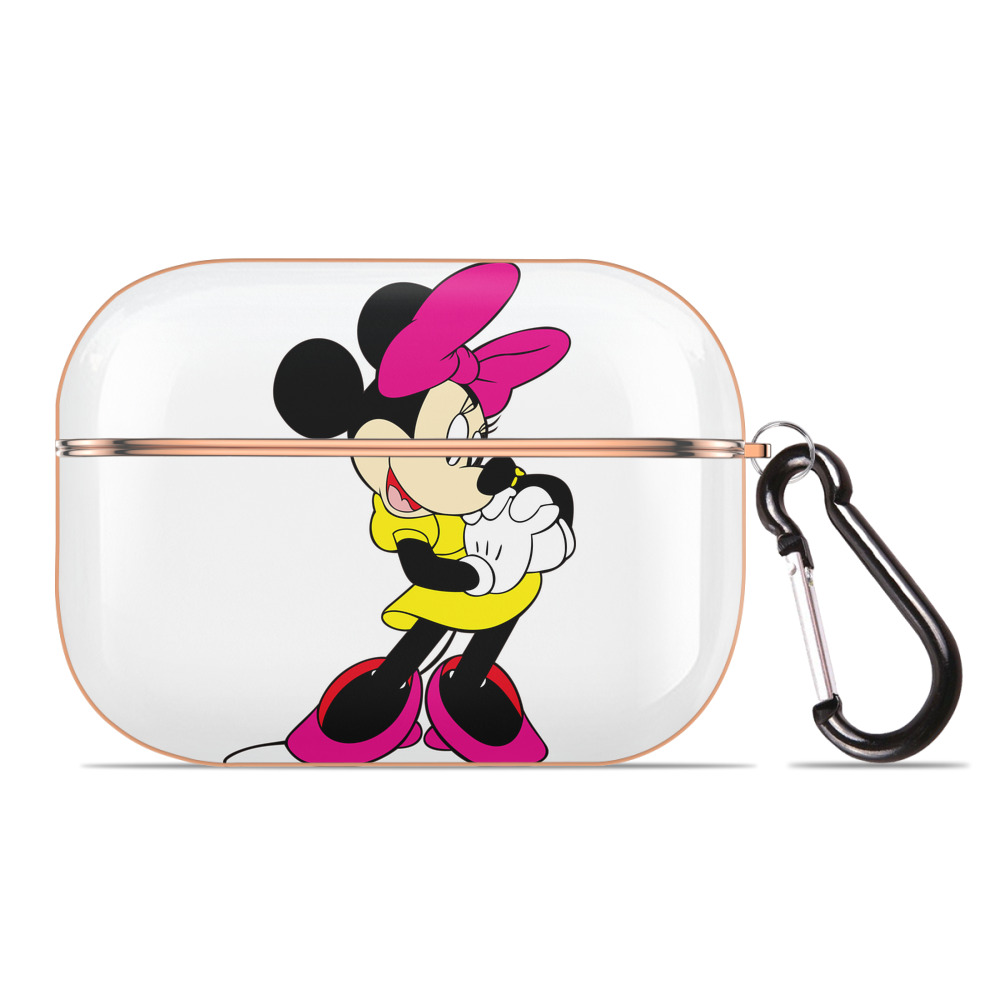 （画像用） ミッキーマウス Mickey Mouse 【AirPods Pro用】ハードシェル保護ケース｜耐衝撃・防指紋・カラビナ付き商品仕様
