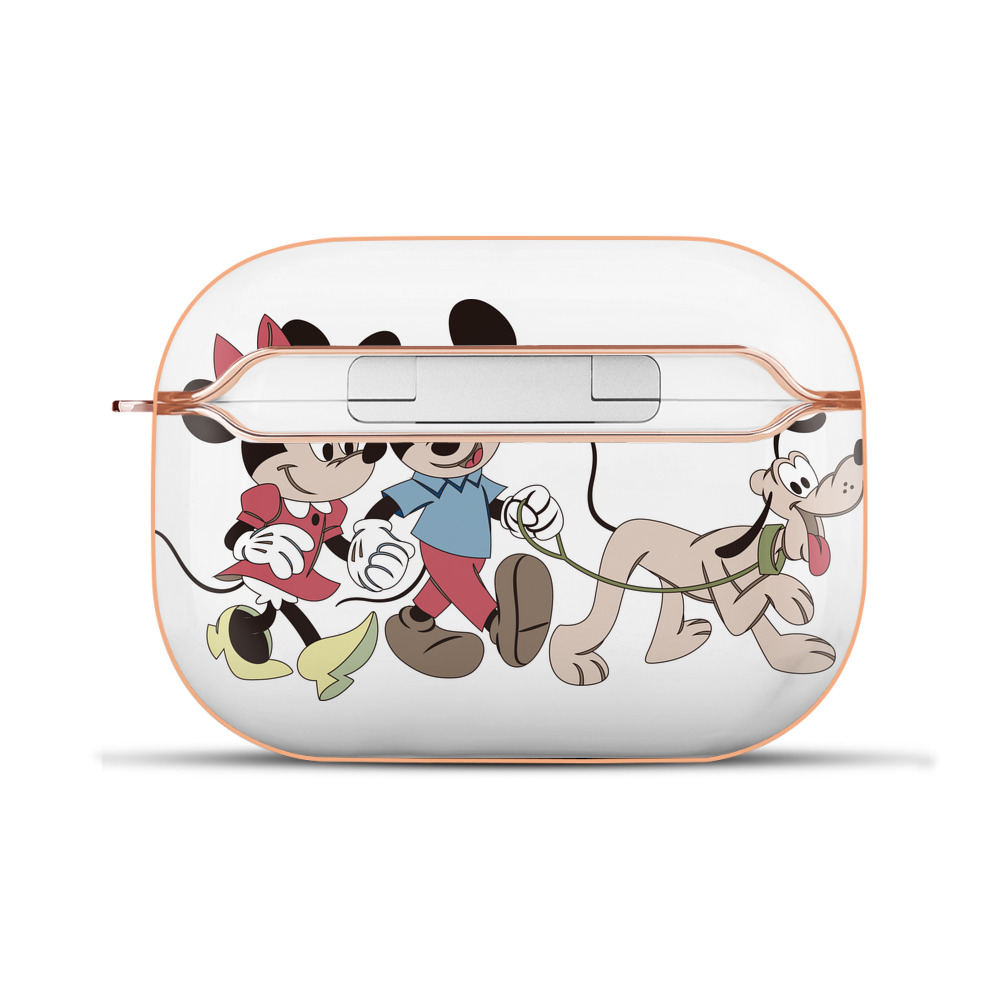 （画像用） ミッキーマウス Mickey Mouse 【AirPods Pro用】ハードシェル保護ケース｜耐衝撃・防指紋・カラビナ付き商品仕様