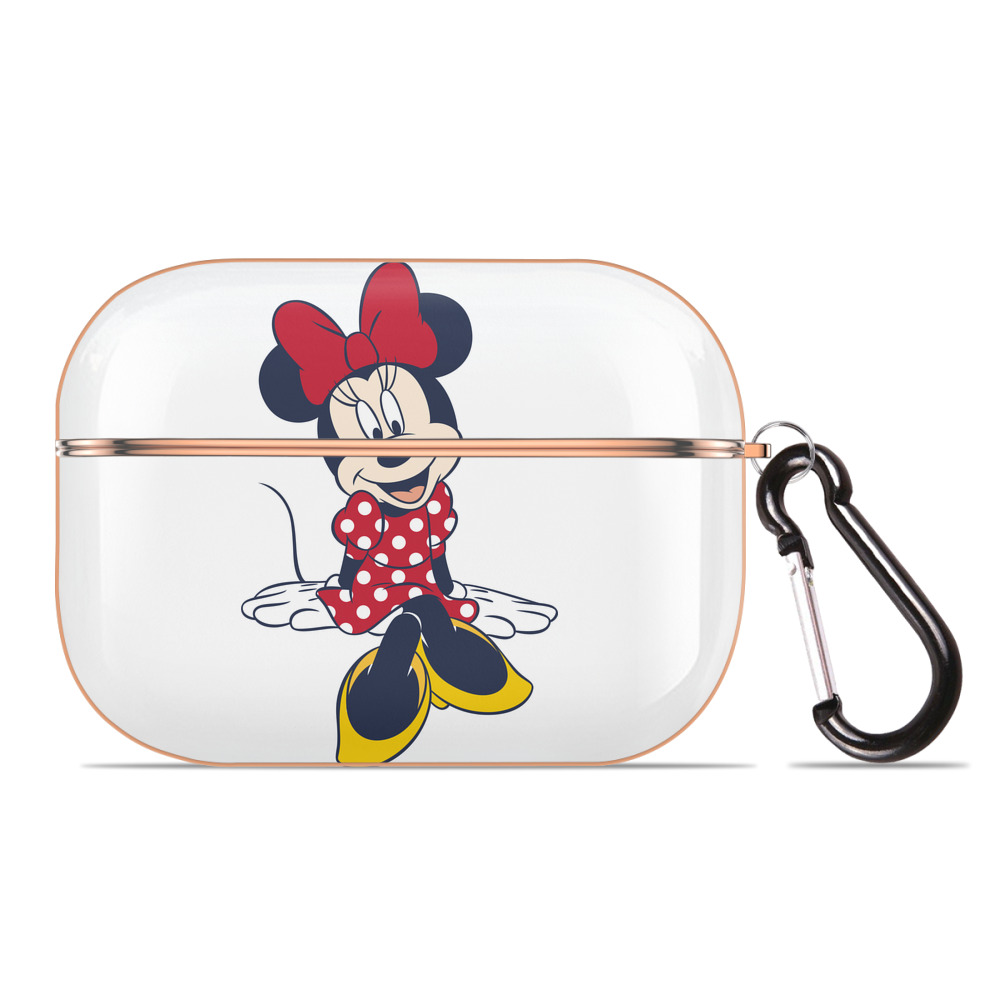 （画像用） ミッキーマウス Mickey Mouse 【AirPods Pro用】ハードシェル保護ケース｜耐衝撃・防指紋・カラビナ付き商品仕様