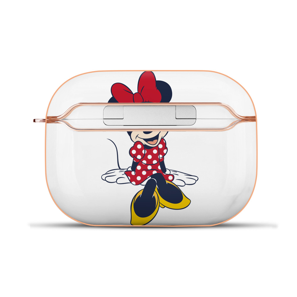 （画像用） ミッキーマウス Mickey Mouse 【AirPods Pro用】ハードシェル保護ケース｜耐衝撃・防指紋・カラビナ付き商品仕様