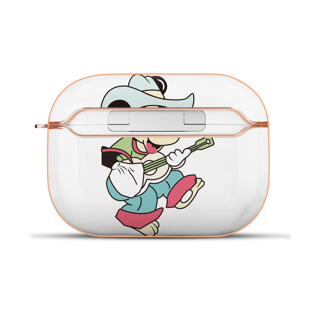 （画像用） ミッキーマウス Mickey Mouse 【AirPods Pro用】ハードシェル保護ケース｜耐衝撃・防指紋・カラビナ付き商品仕様