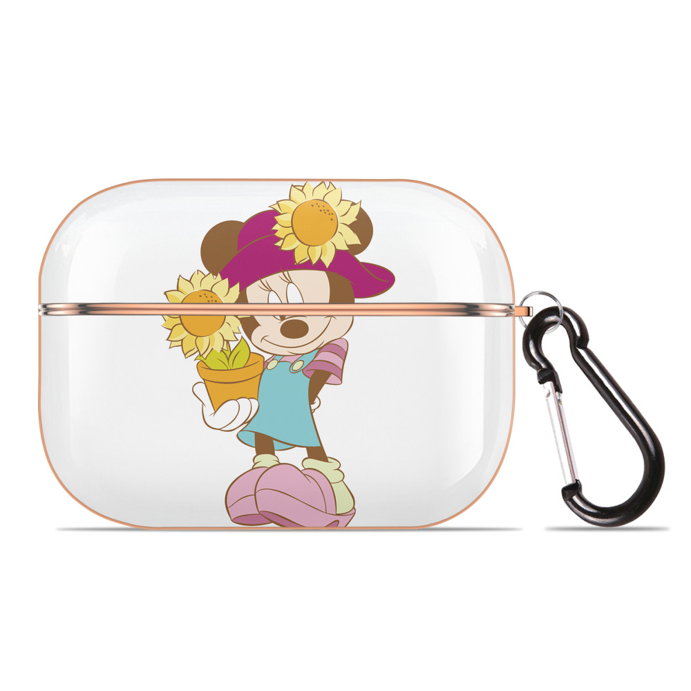 （画像用） ミッキーマウス Mickey Mouse 【AirPods Pro用】ハードシェル保護ケース｜耐衝撃・防指紋・カラビナ付き商品仕様