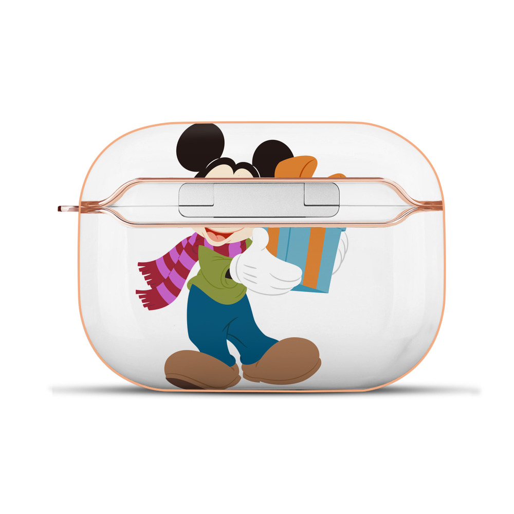 （画像用） ミッキーマウス Mickey Mouse 【AirPods Pro用】ハードシェル保護ケース｜耐衝撃・防指紋・カラビナ付き商品仕様