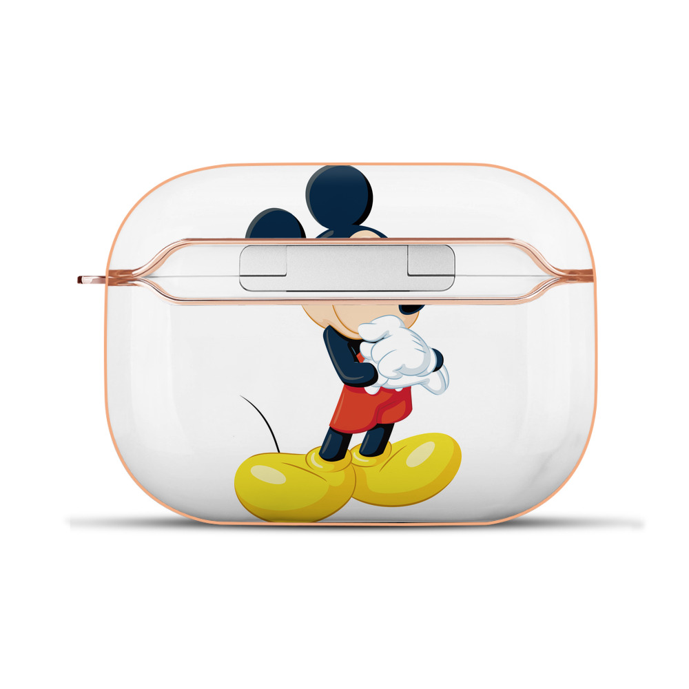 （画像用） ミッキーマウス Mickey Mouse 【AirPods Pro用】ハードシェル保護ケース｜耐衝撃・防指紋・カラビナ付き商品仕様